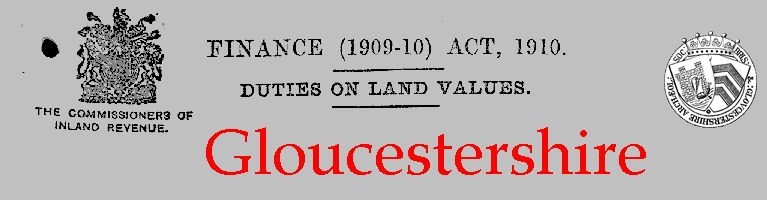 Lloyd George Land Tax: Gloucestershire